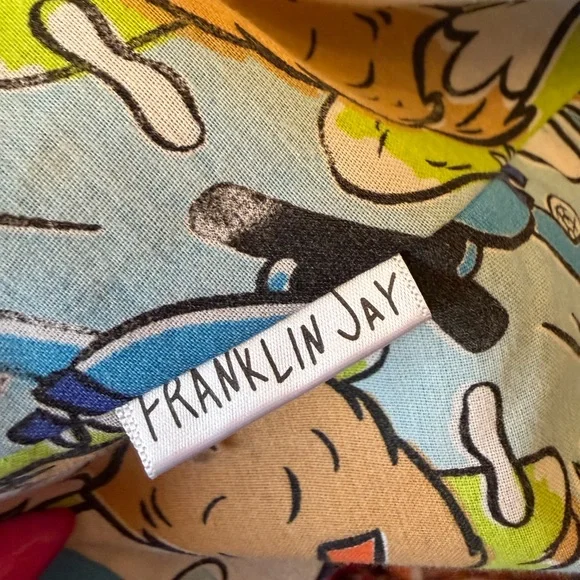 Franklin Jay DuckTales Bedsheets OOAK Dress - Picture 2 of 3